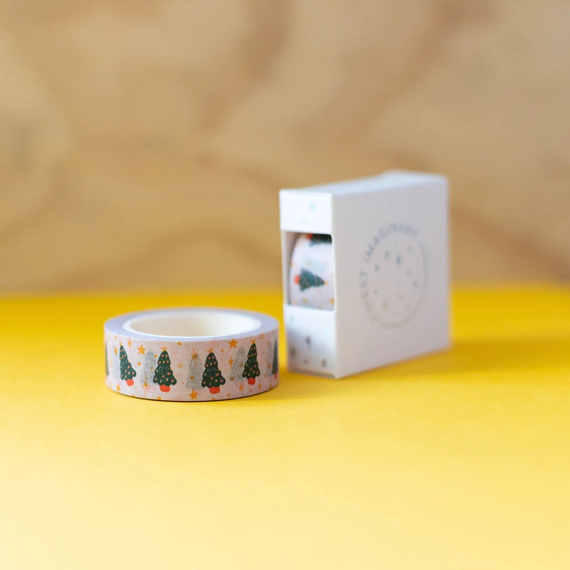 Happy Christmas Trees Washi Tape