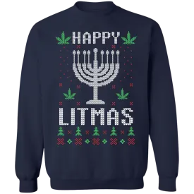 Happy Litmas Ugly Christmas Sweatshirt