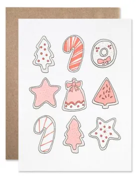 Hartland Brooklyn Card - Neon Christmas Cookies