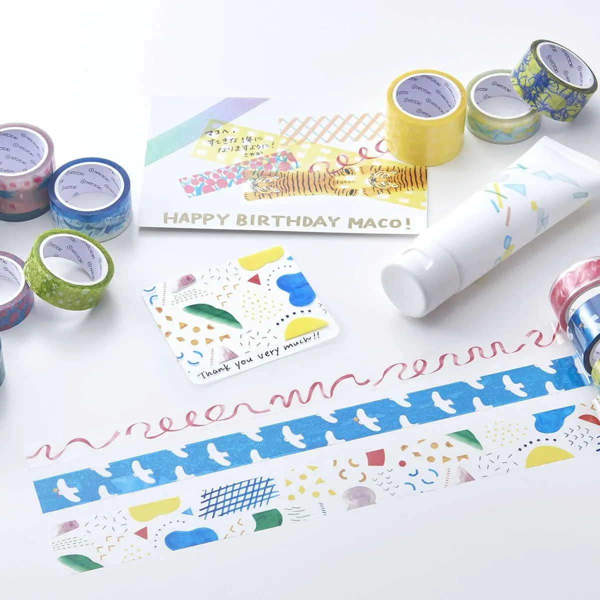 Hitotoki Soda Transparent Masking Tape (Shape)