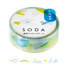 Hitotoki Soda Transparent Masking Tape (Shape)