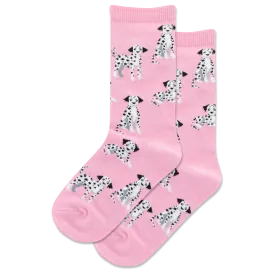 HOTSOX Kid's Dalmatian Crew Socks