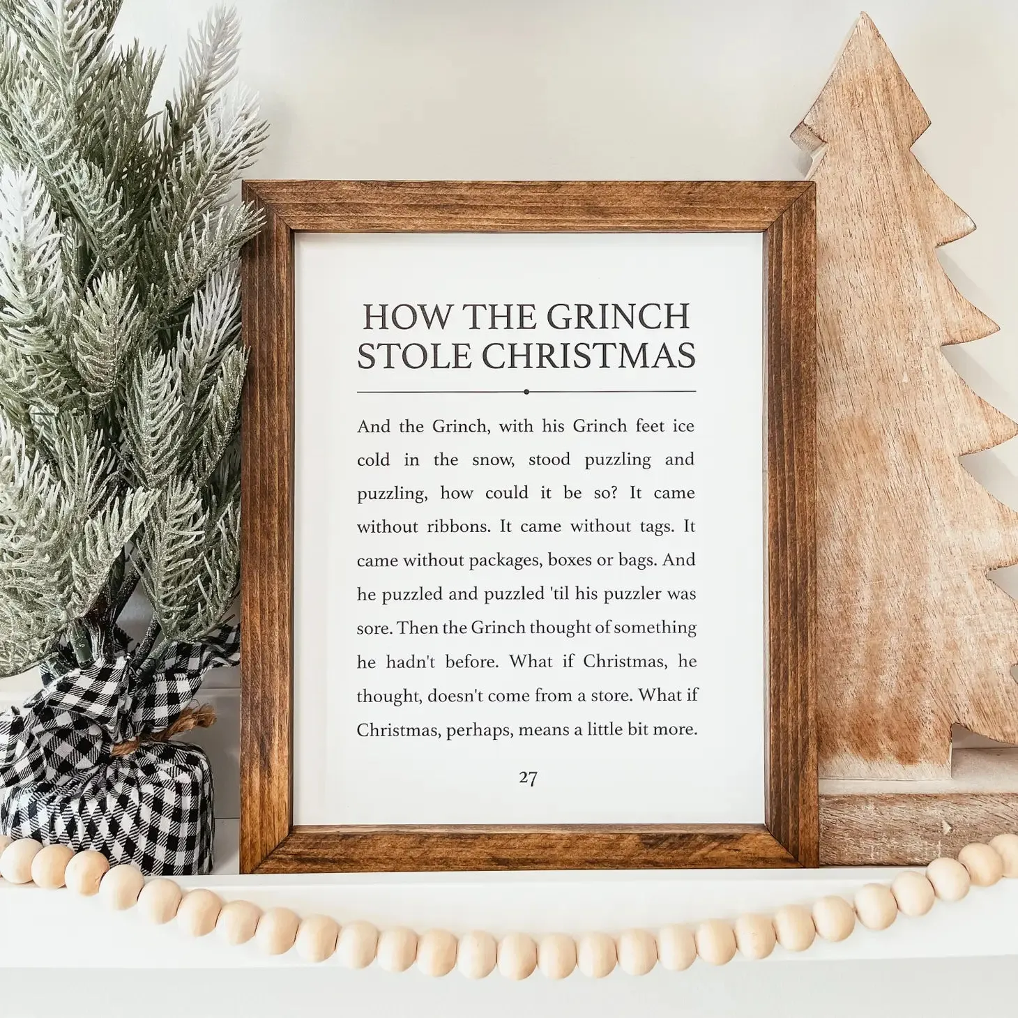 How The Grinch Stole Christmas Framed Art