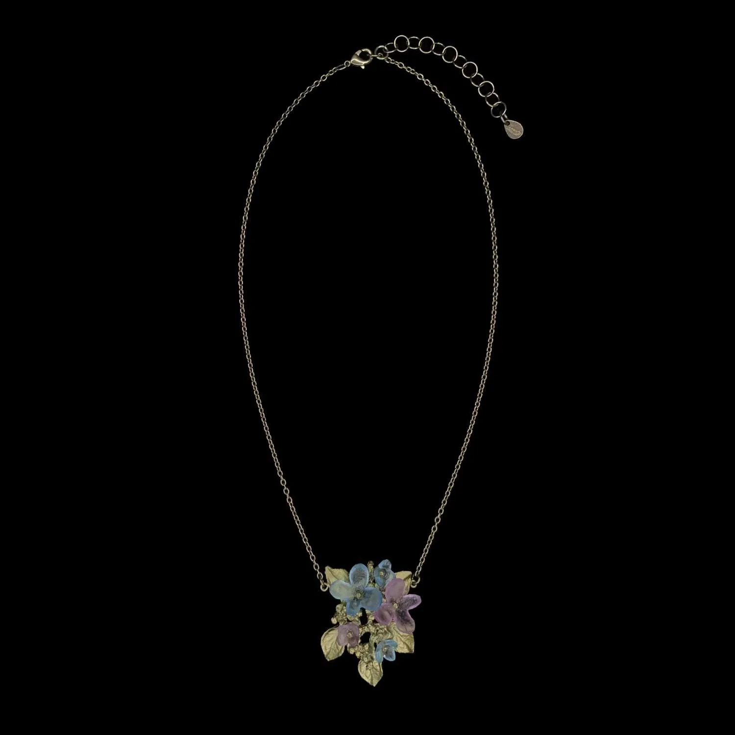 Hydrangea Teller Blue Pendant - Cluster