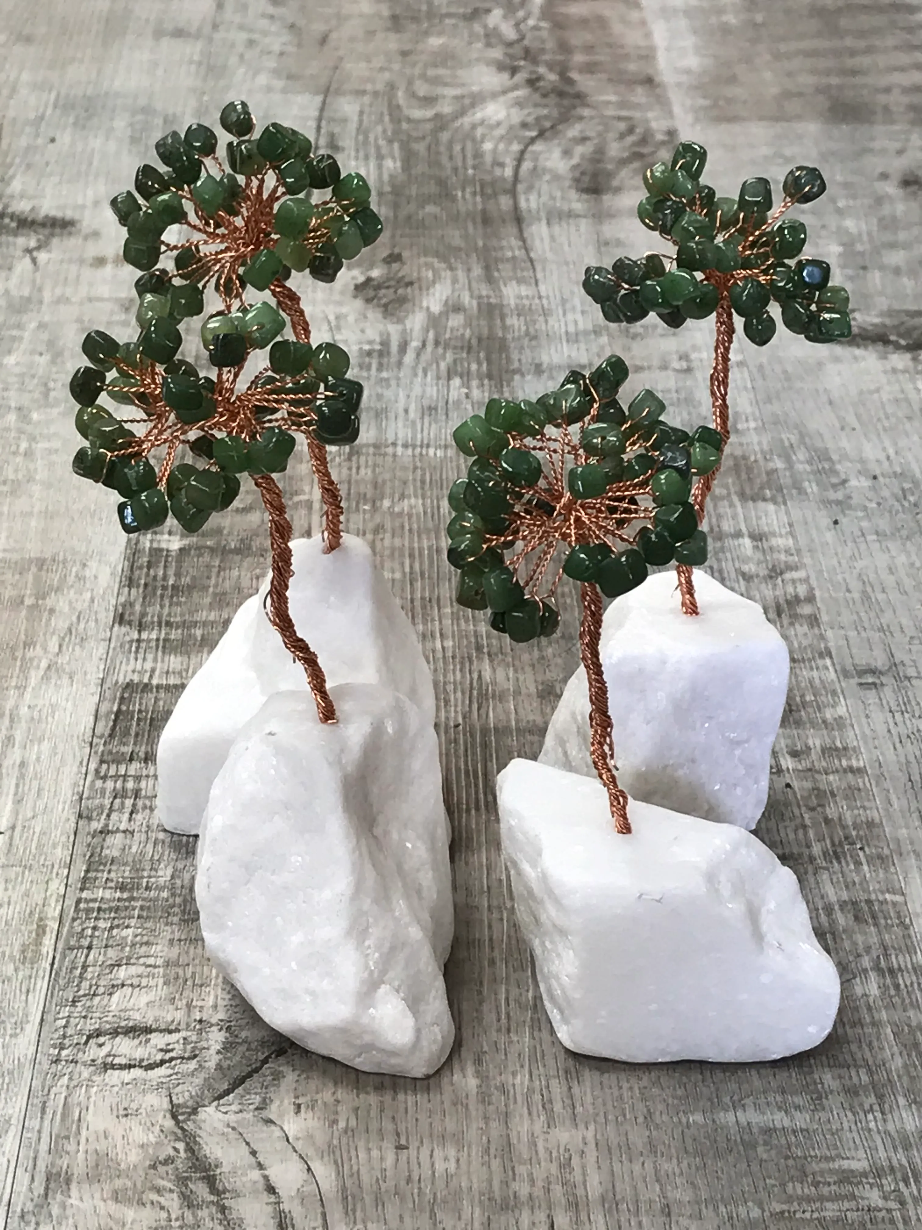 Jade Tree on Star Marble Base