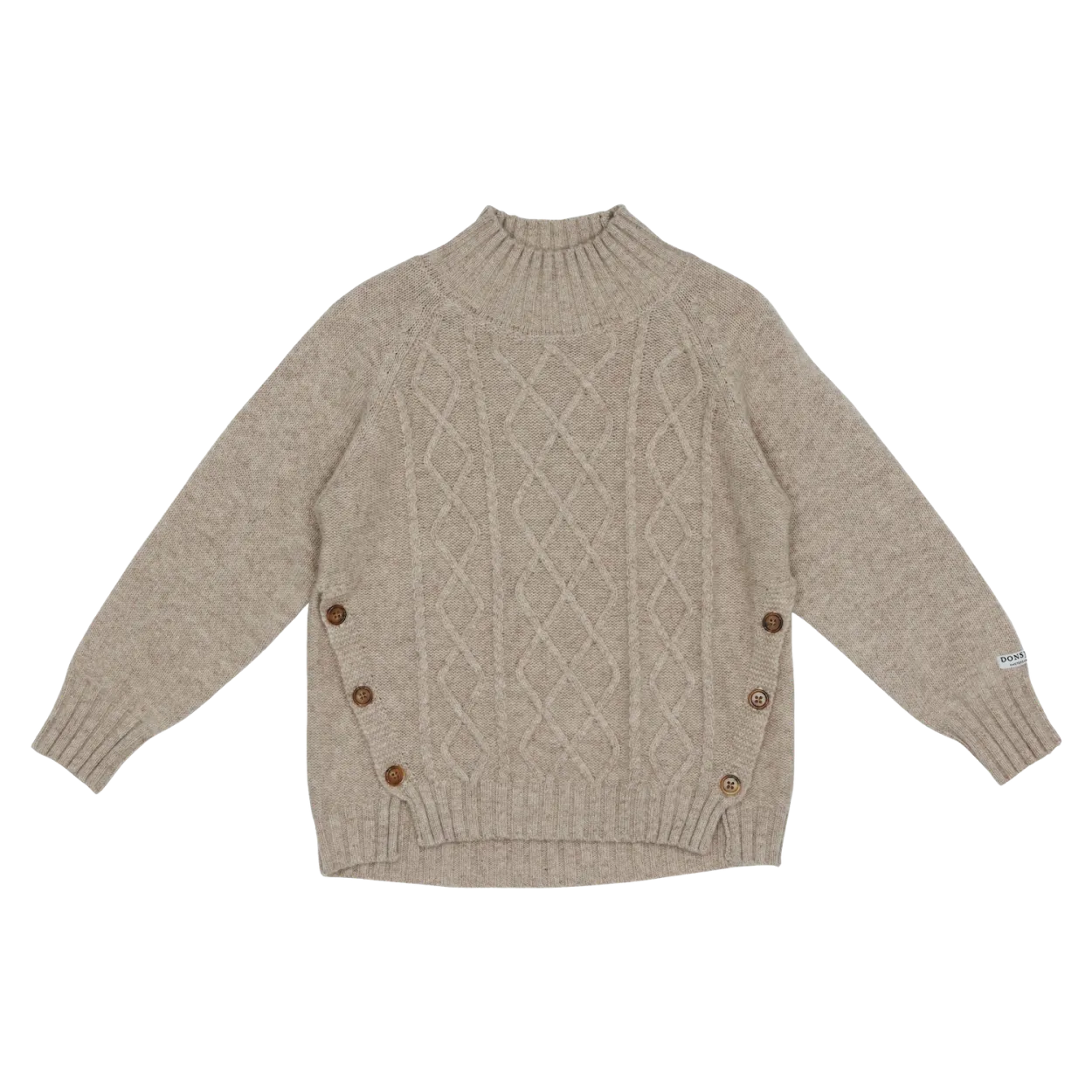 Jos Merino Wool Sweater | Taupe Melange