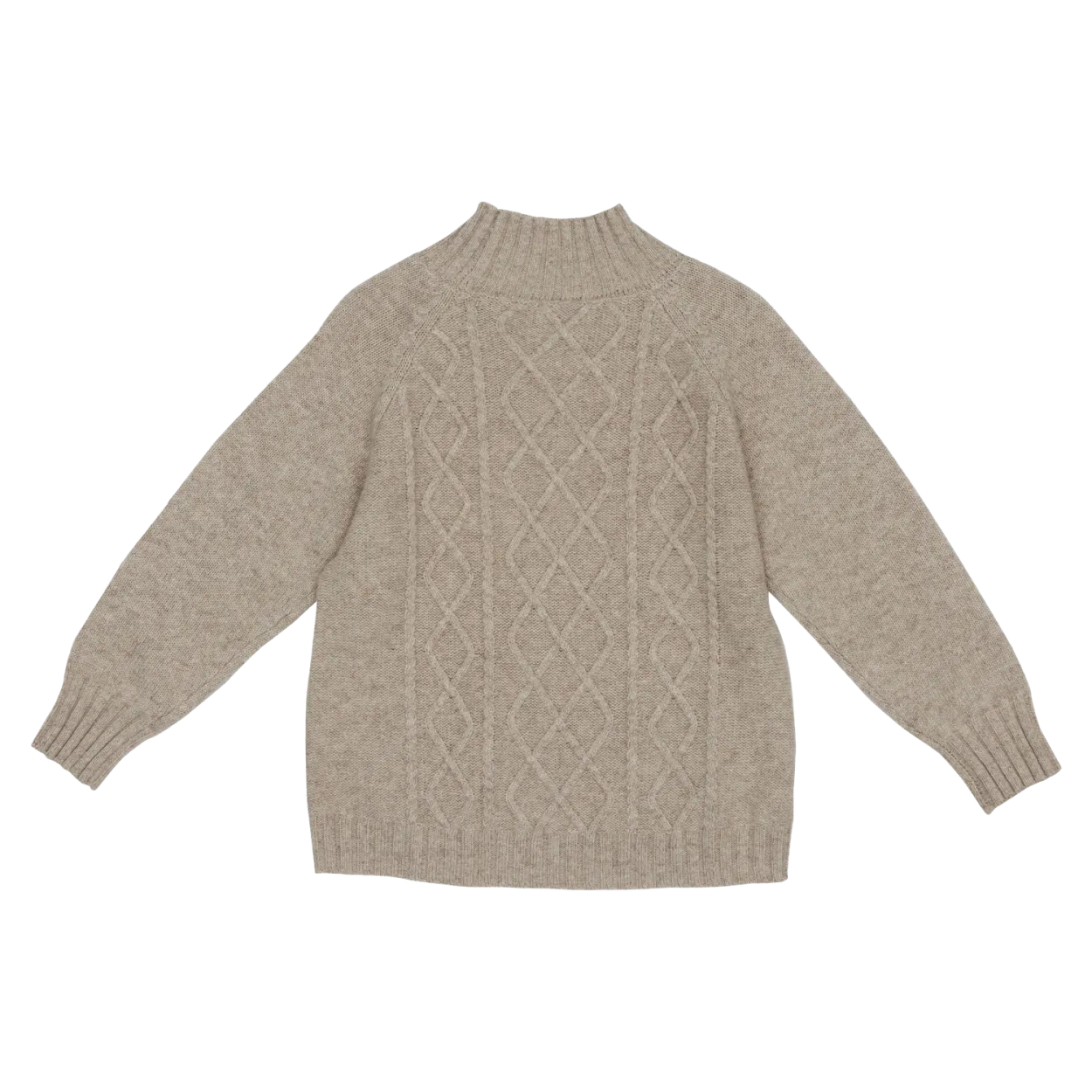 Jos Merino Wool Sweater | Taupe Melange