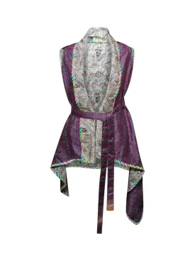 kantha vintage silk cape invisha