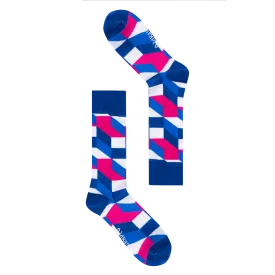 Kids Blue Tetris - Socks