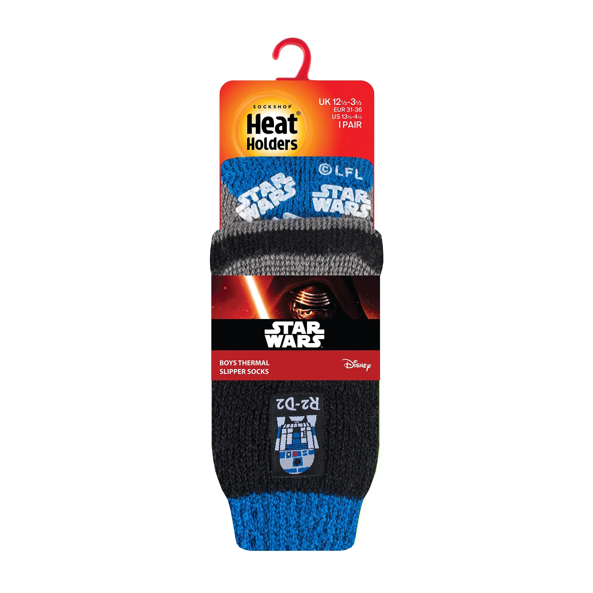 Kids Star Wars Thermal Slipper Socks - R2-D2 & C-3PO