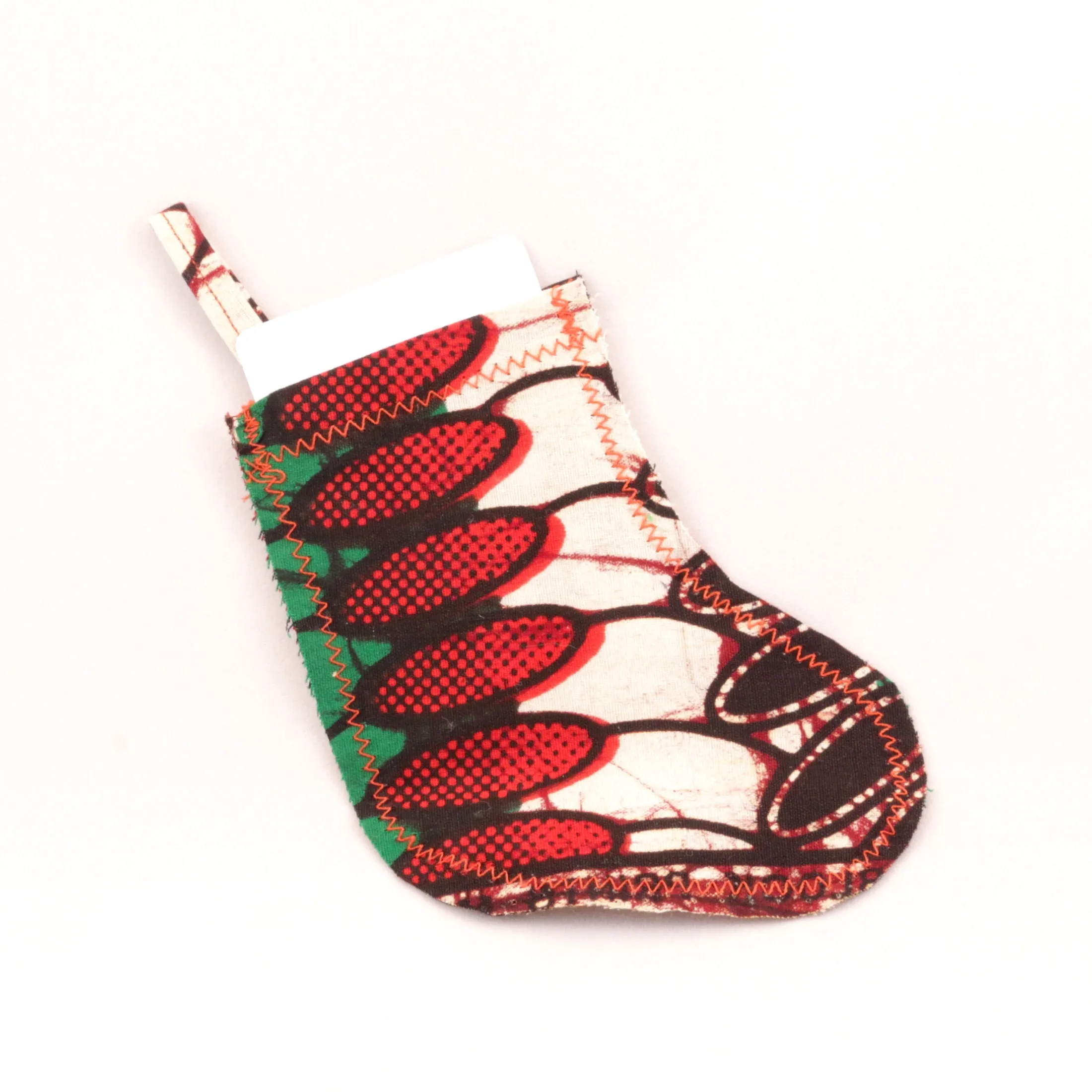 Kitenge Stocking Ornament