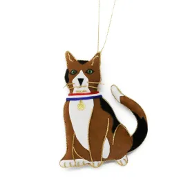 Liberty the Cat Ornament