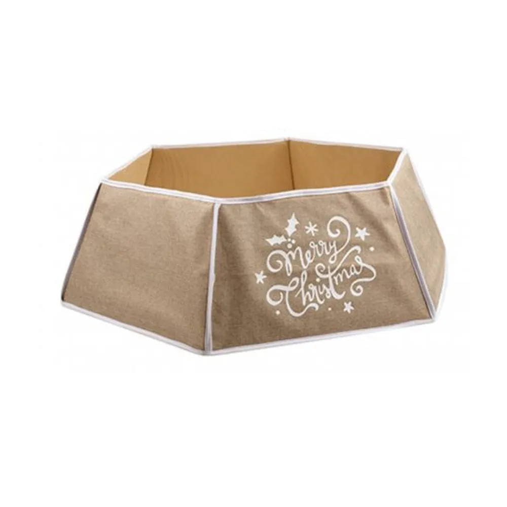 Linen Tree Collar 2 Asst (41 x 31 x 25cm)