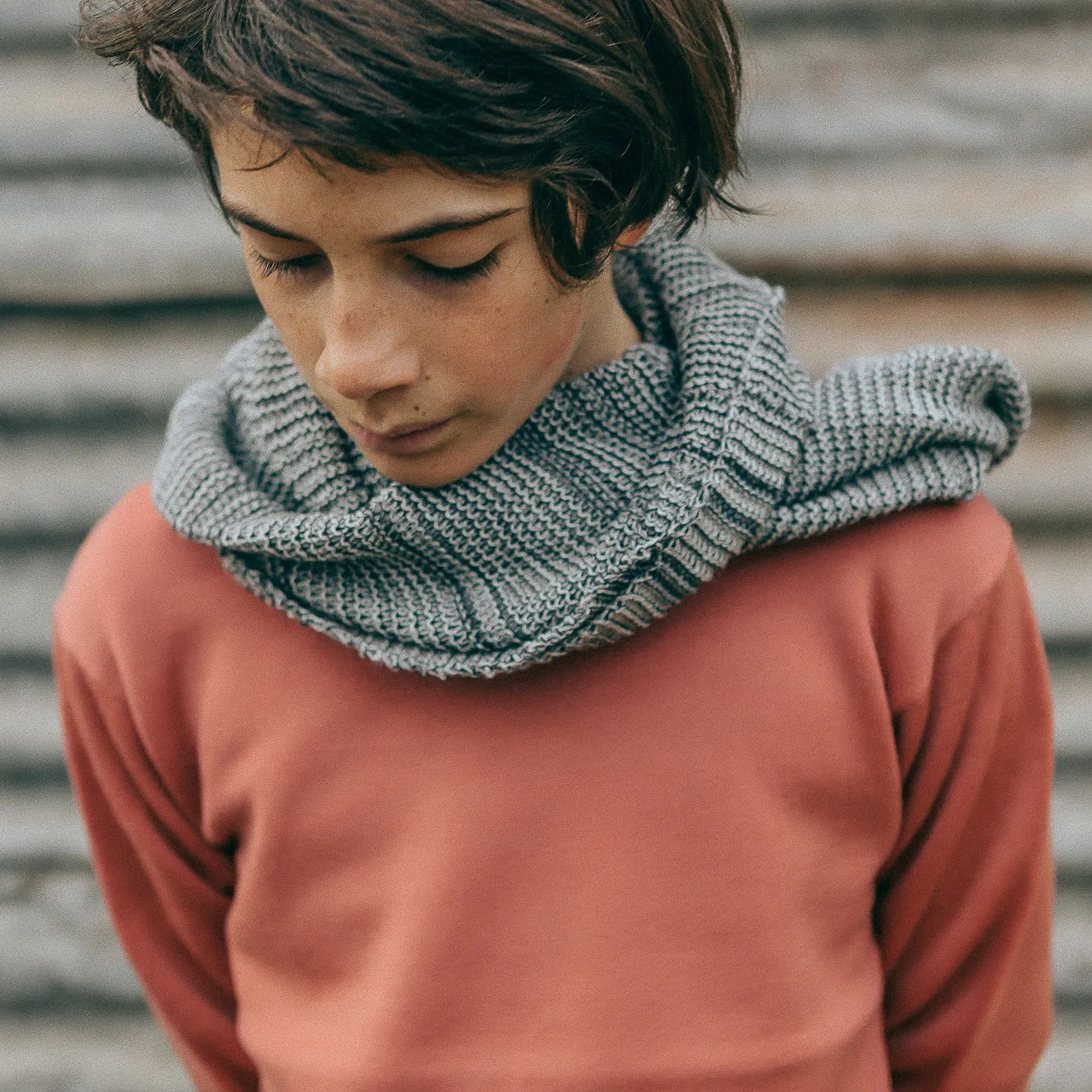 Loop Scarf in Organic Merino (big kids-adult)