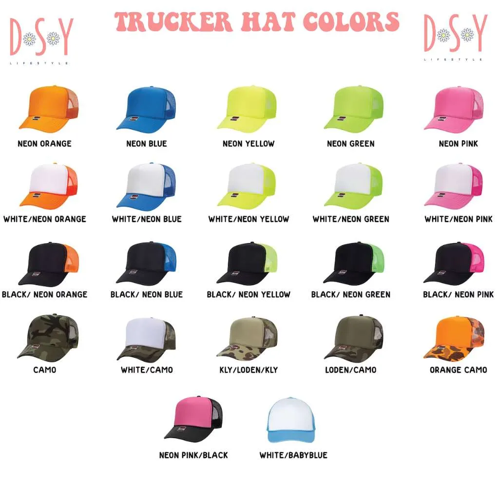 Lucky Four Leaf Clover Trucker Hat - St Patricks Trucker Hats