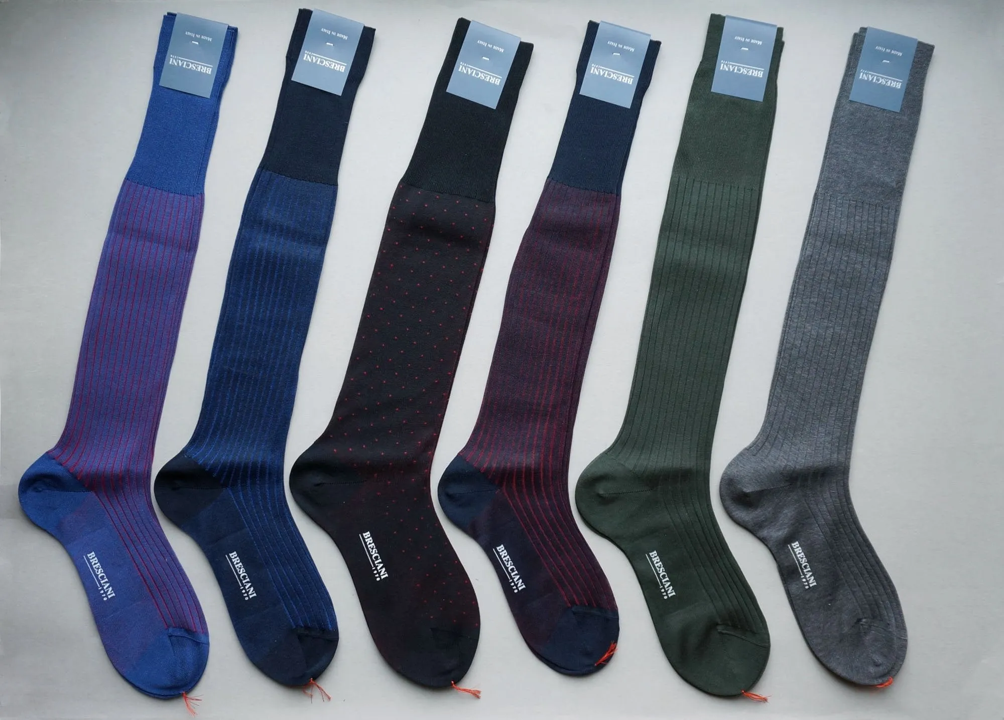 Made to Measure Bresciani Sock Subscription - Knee Length