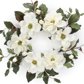 Magnolia Wreath - Faux Floral Wreath