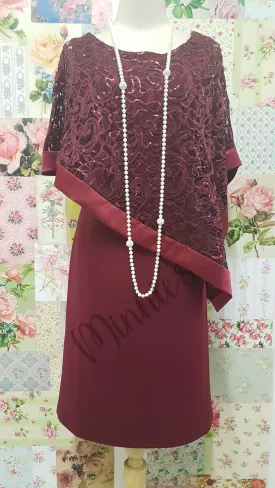 Maroon Dress NA001