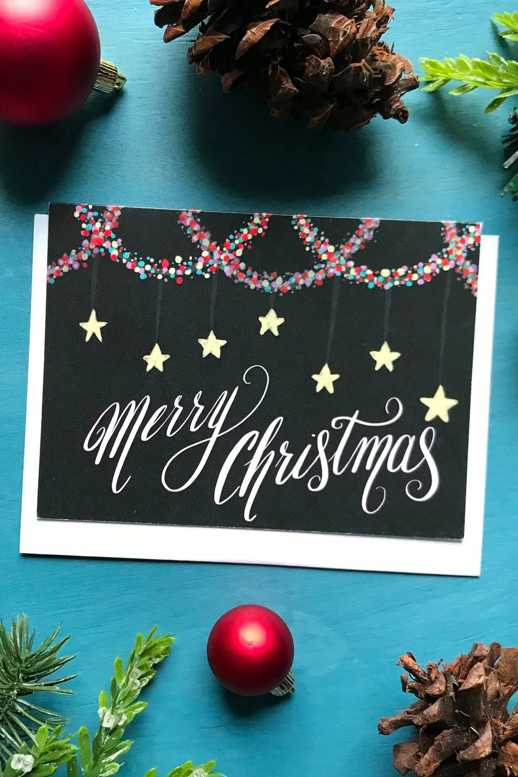 Merry Christmas Lights  Card