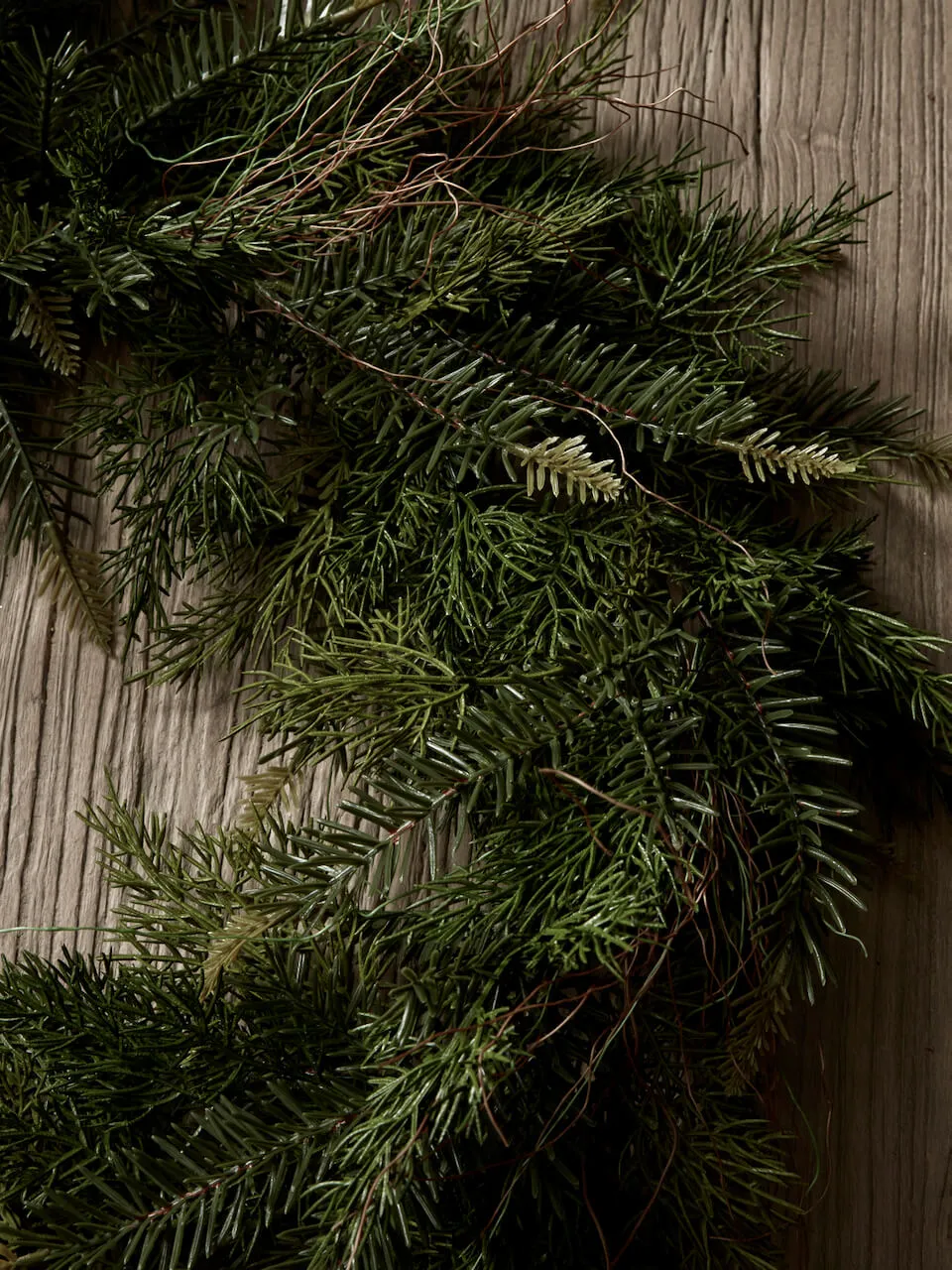 Mixed Fir Garland 2m