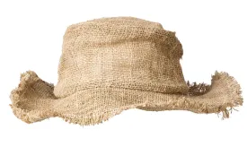 Natural Sun Hat, Fringe Rim, 100% Hemp,