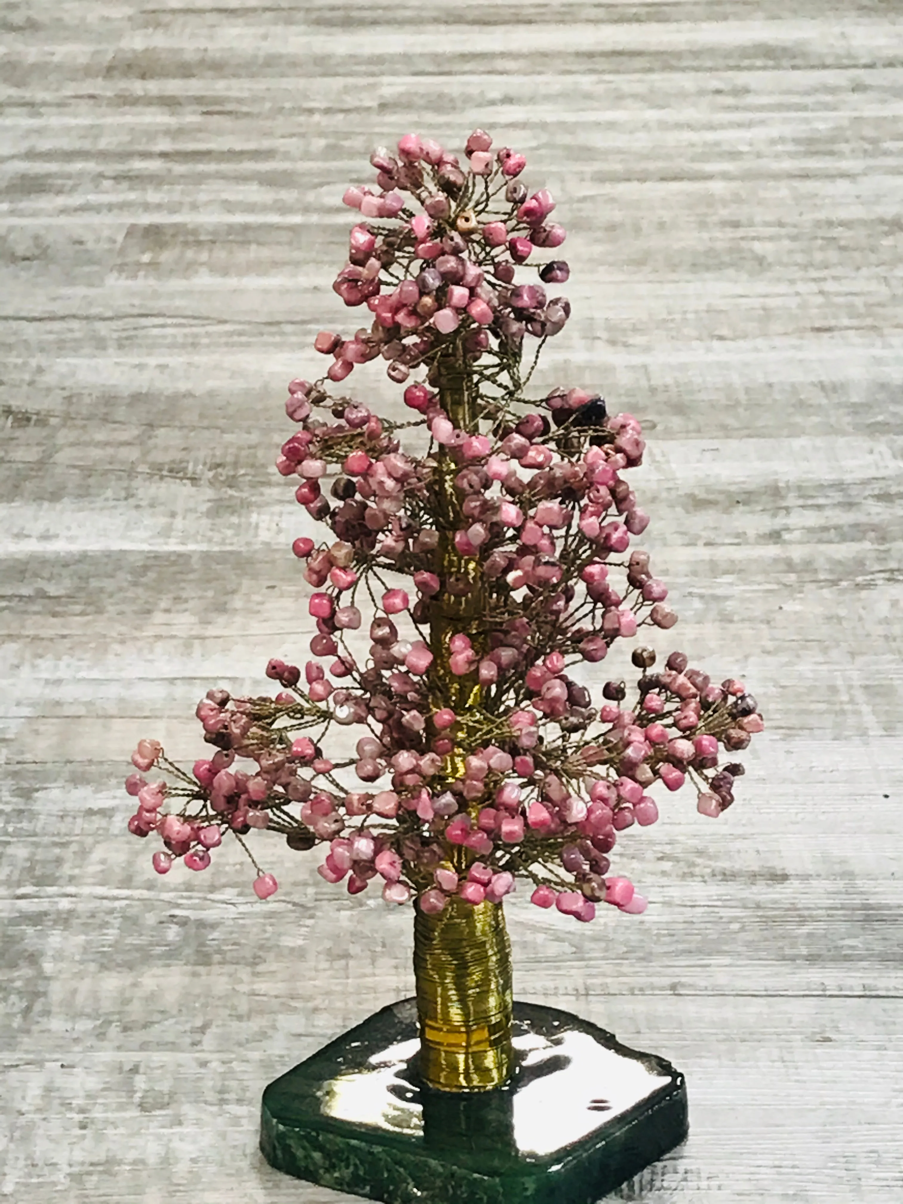 One of a Kind Rhodonite Tree