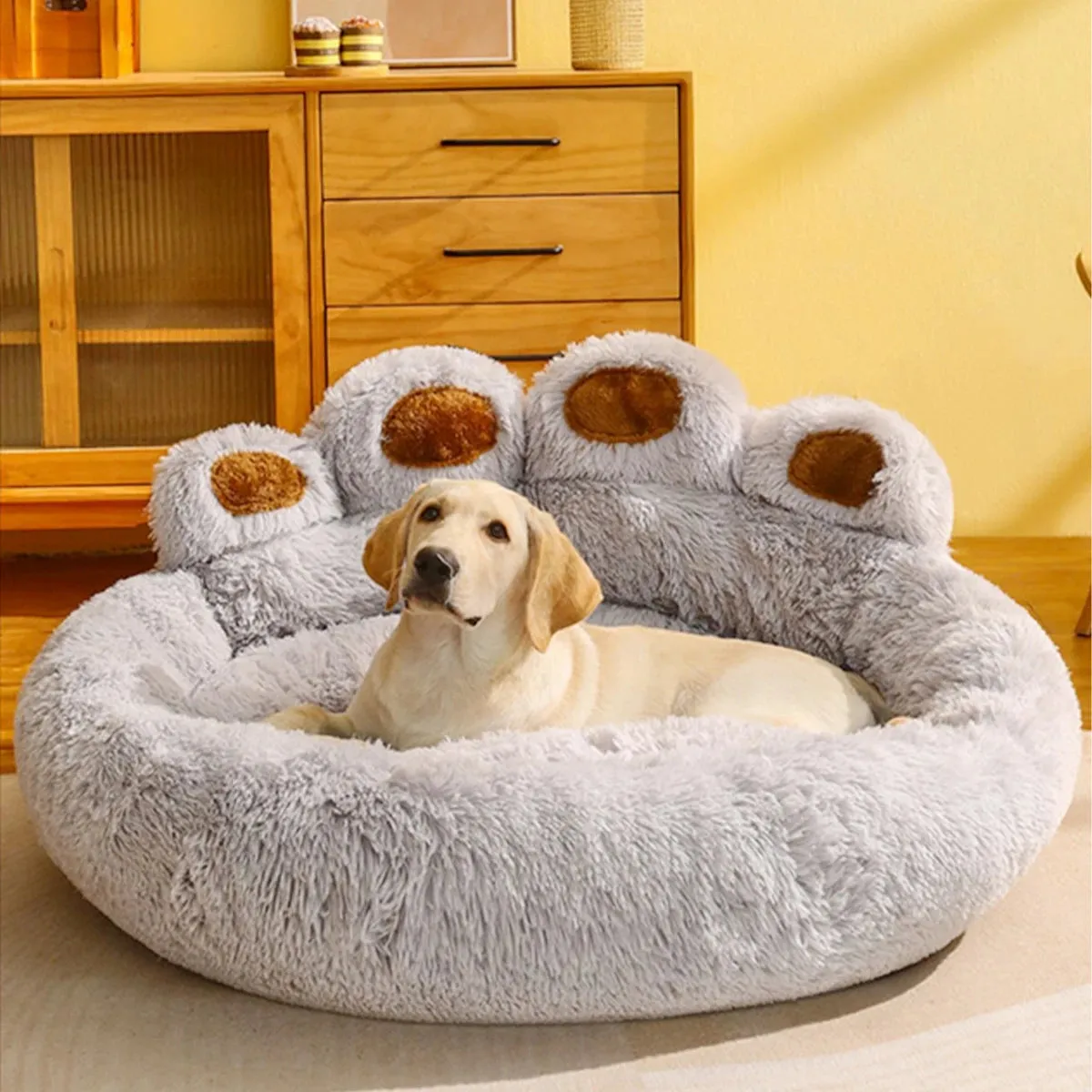 Paw Inspired Giant Comfy Dog Bed