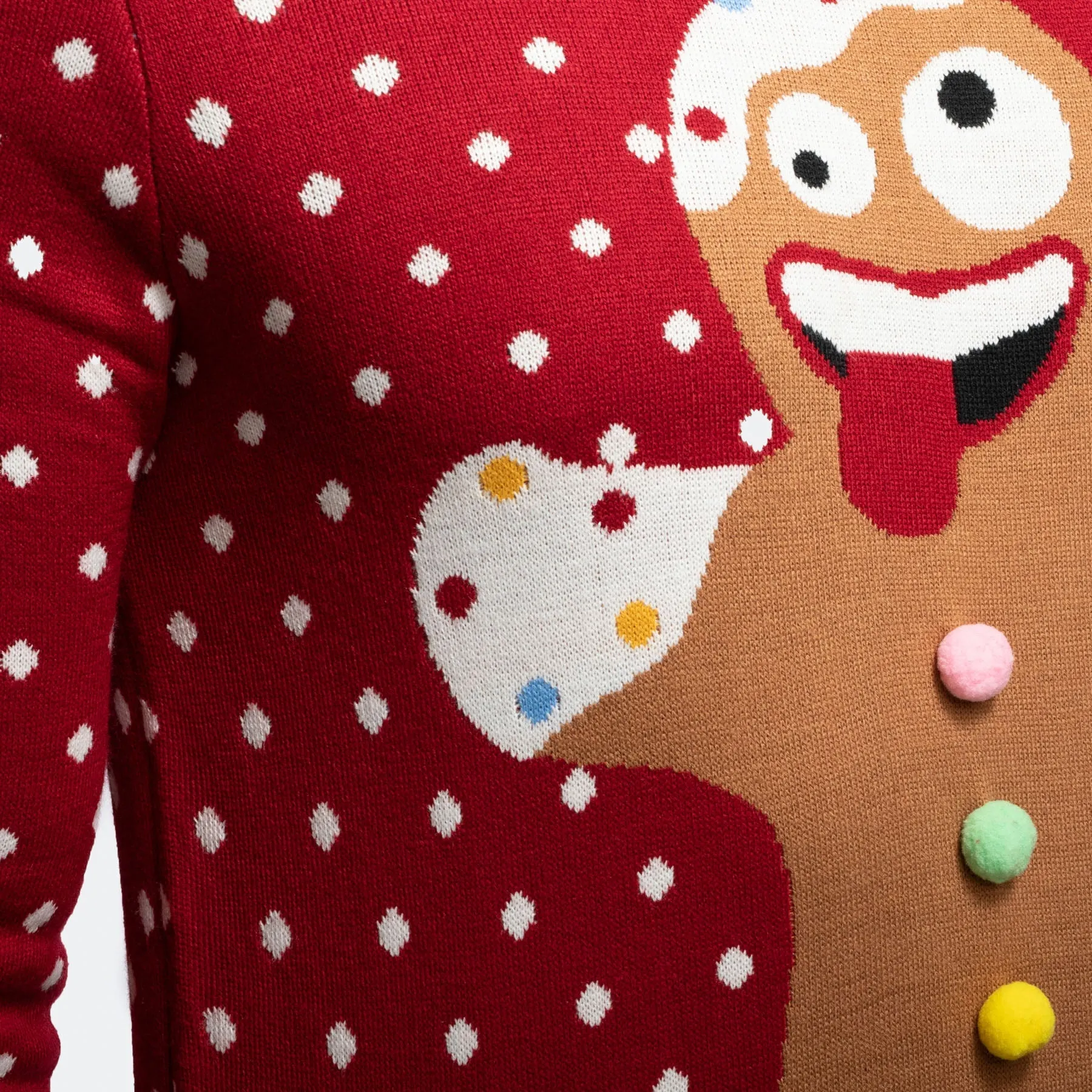 Christmas gingerbread sweater for women