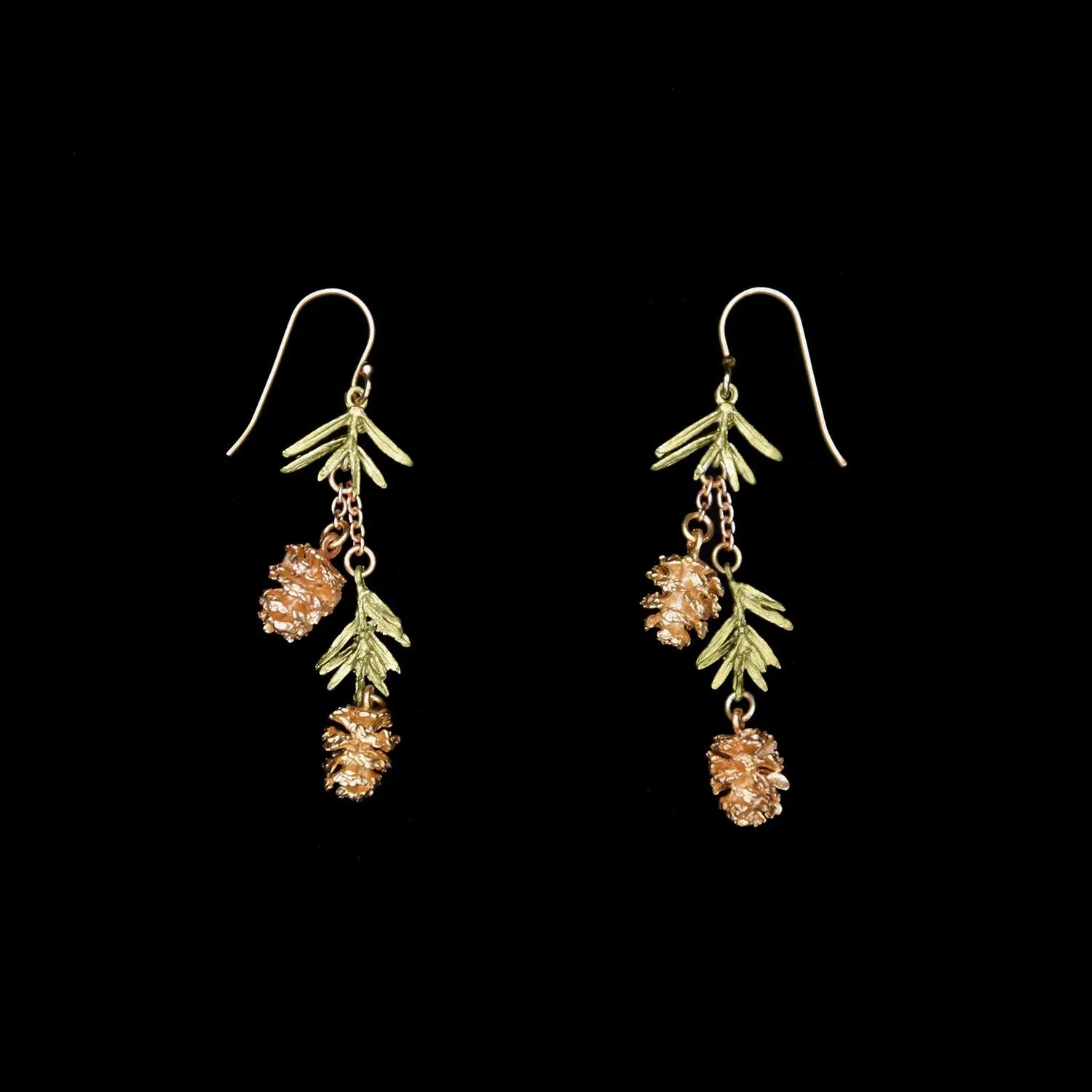 Pine Needle Earrings - Statement