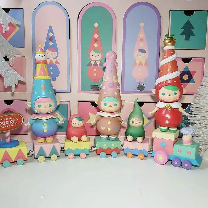 POP MART Pucky Christmas Express Set