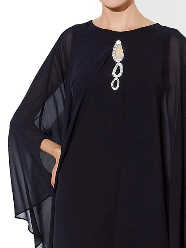 Sasha Navy Cape