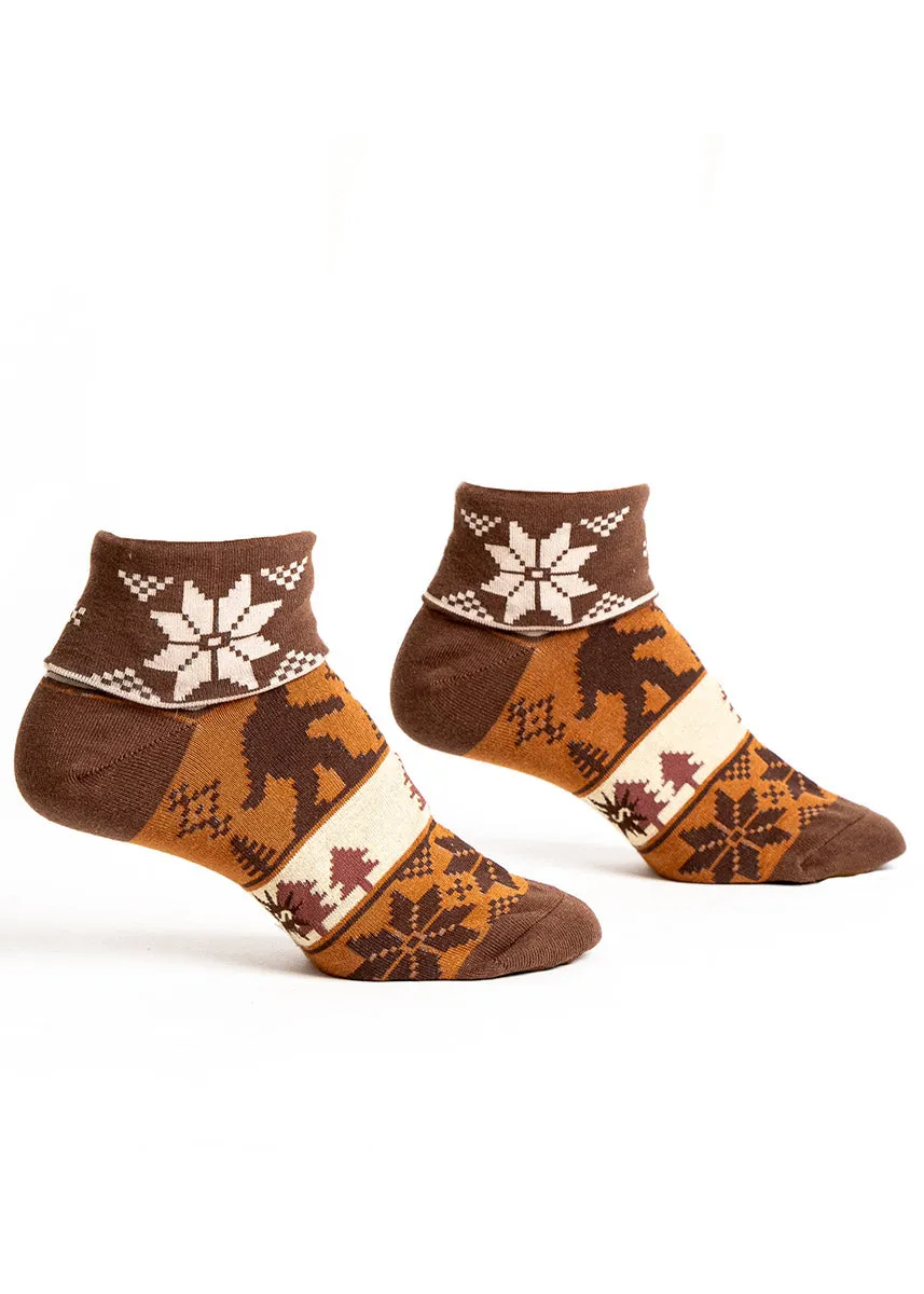 Sasquatch Sweater Cuff Ankle Socks