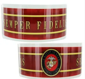 Semper Fidelis Scarlett & Gold Ceramic Pet Bowl