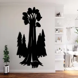 Sequoia Tree - Metal Wall Art