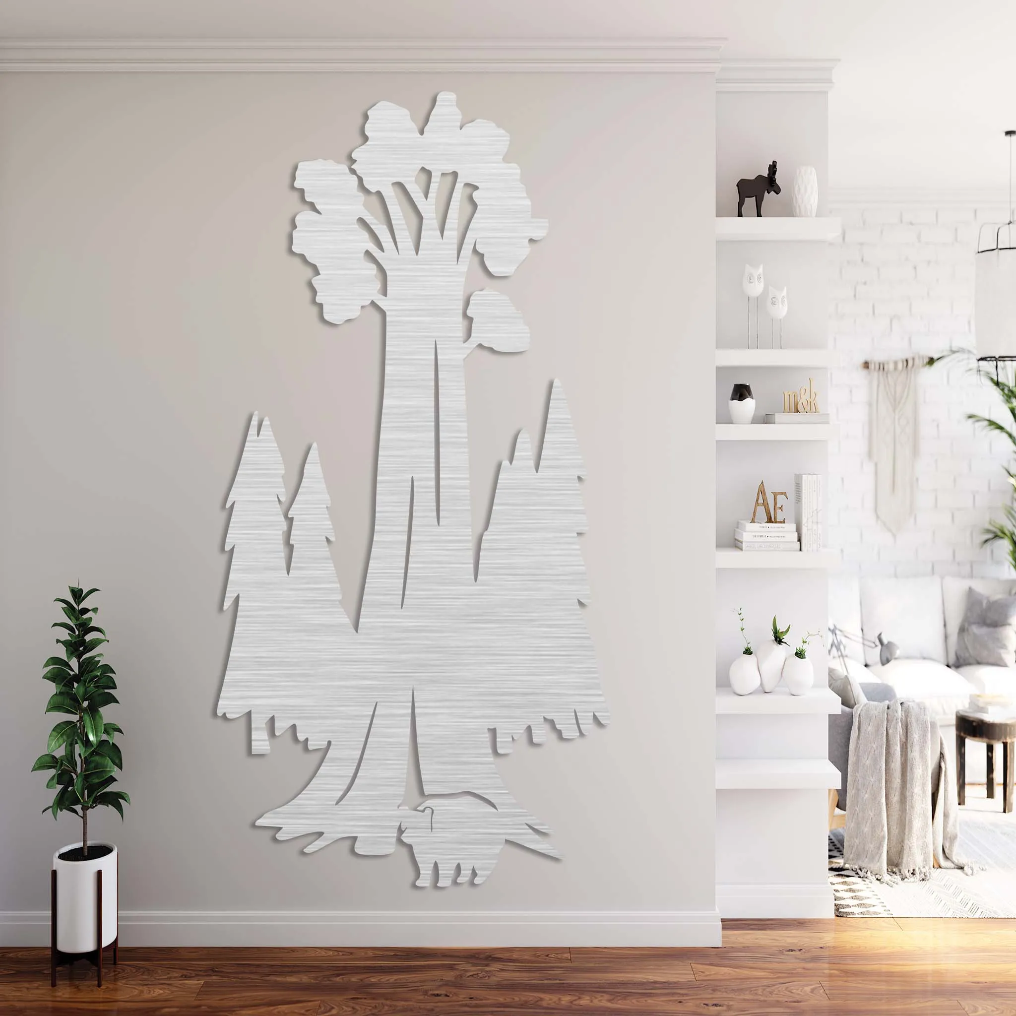 Sequoia Tree - Metal Wall Art