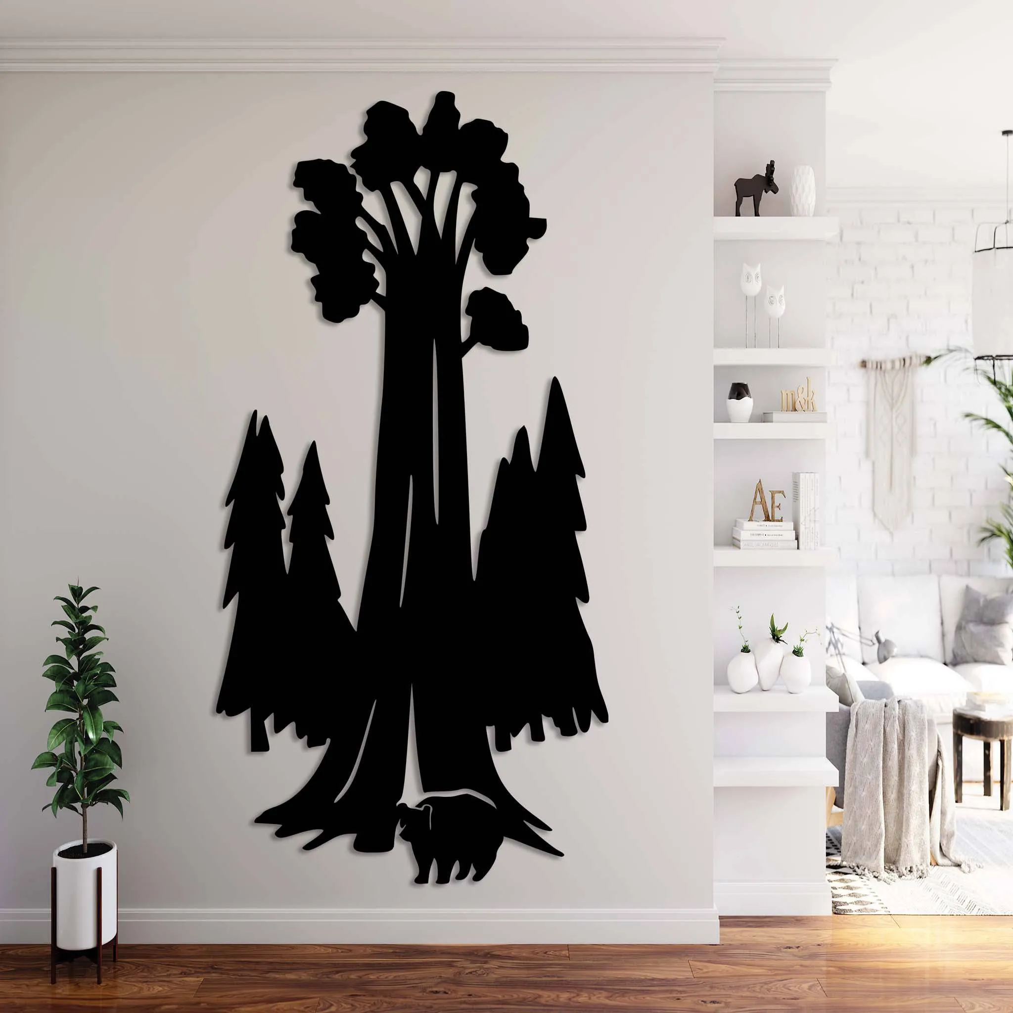 Sequoia Tree - Metal Wall Art