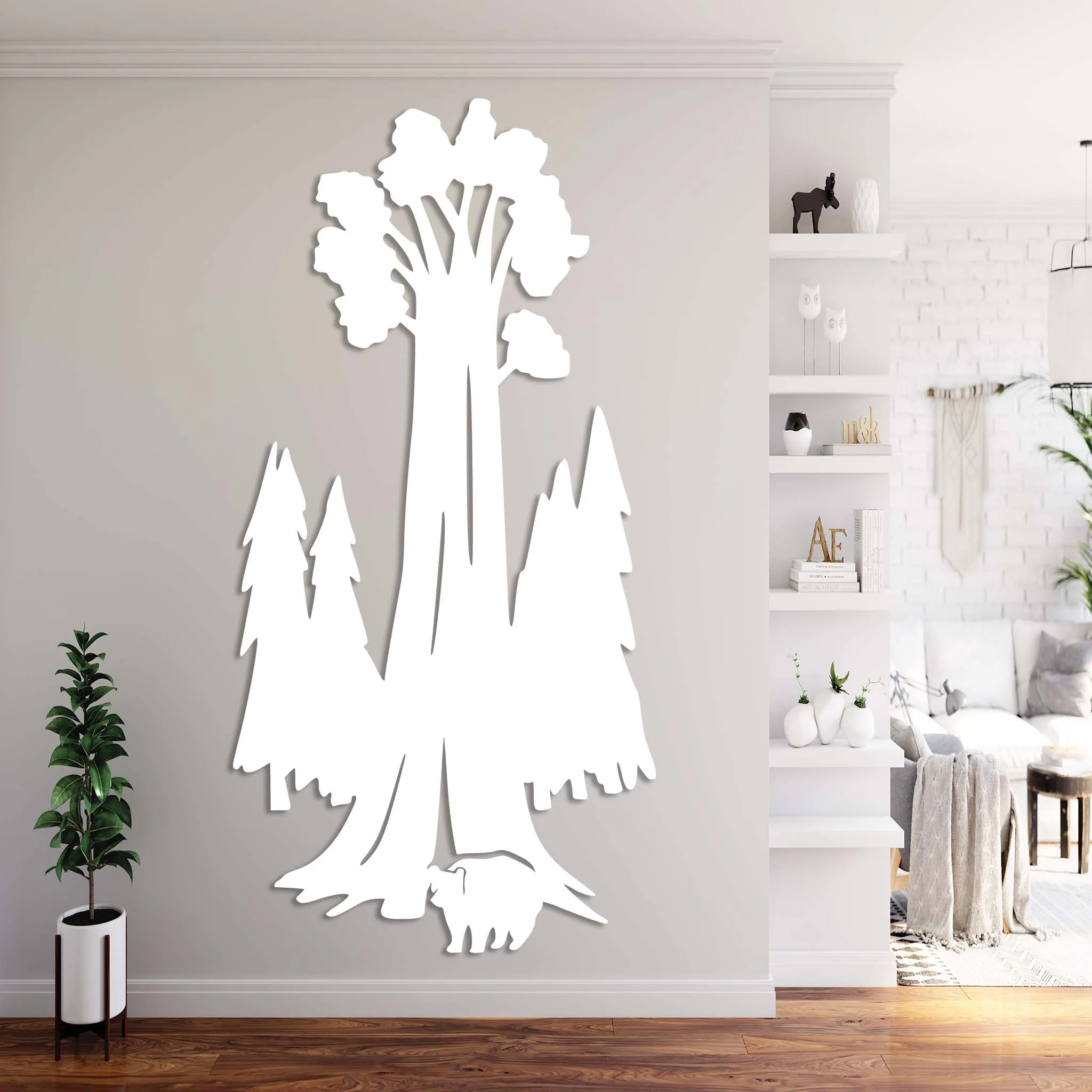 Sequoia Tree - Metal Wall Art