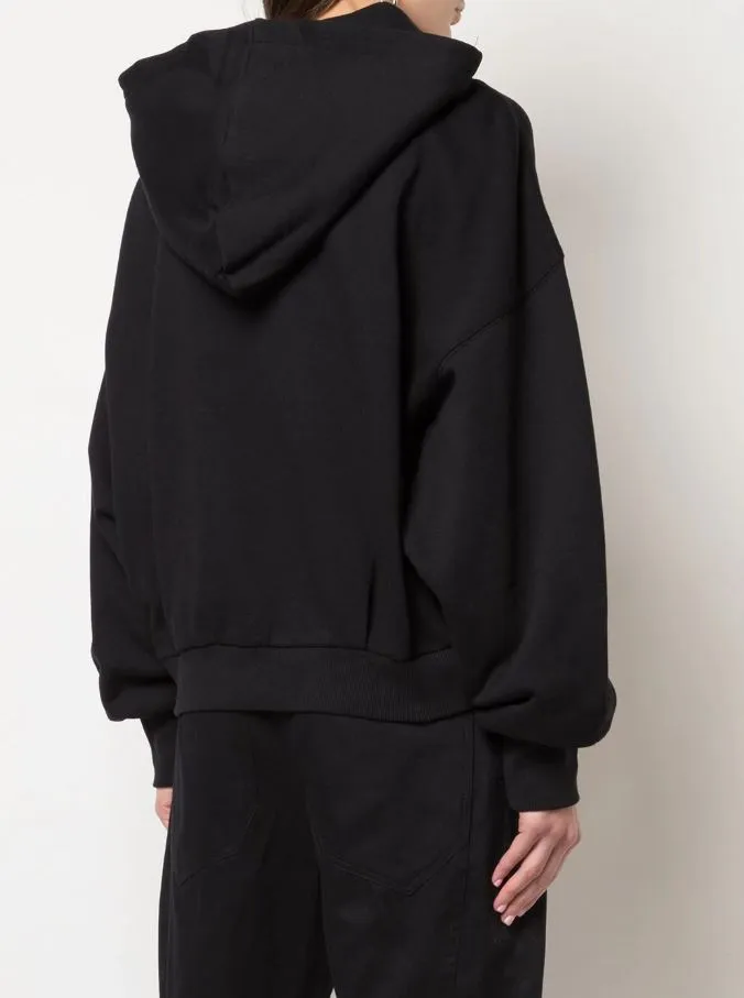 SIGNATURE CAPE HOODIE BLACK