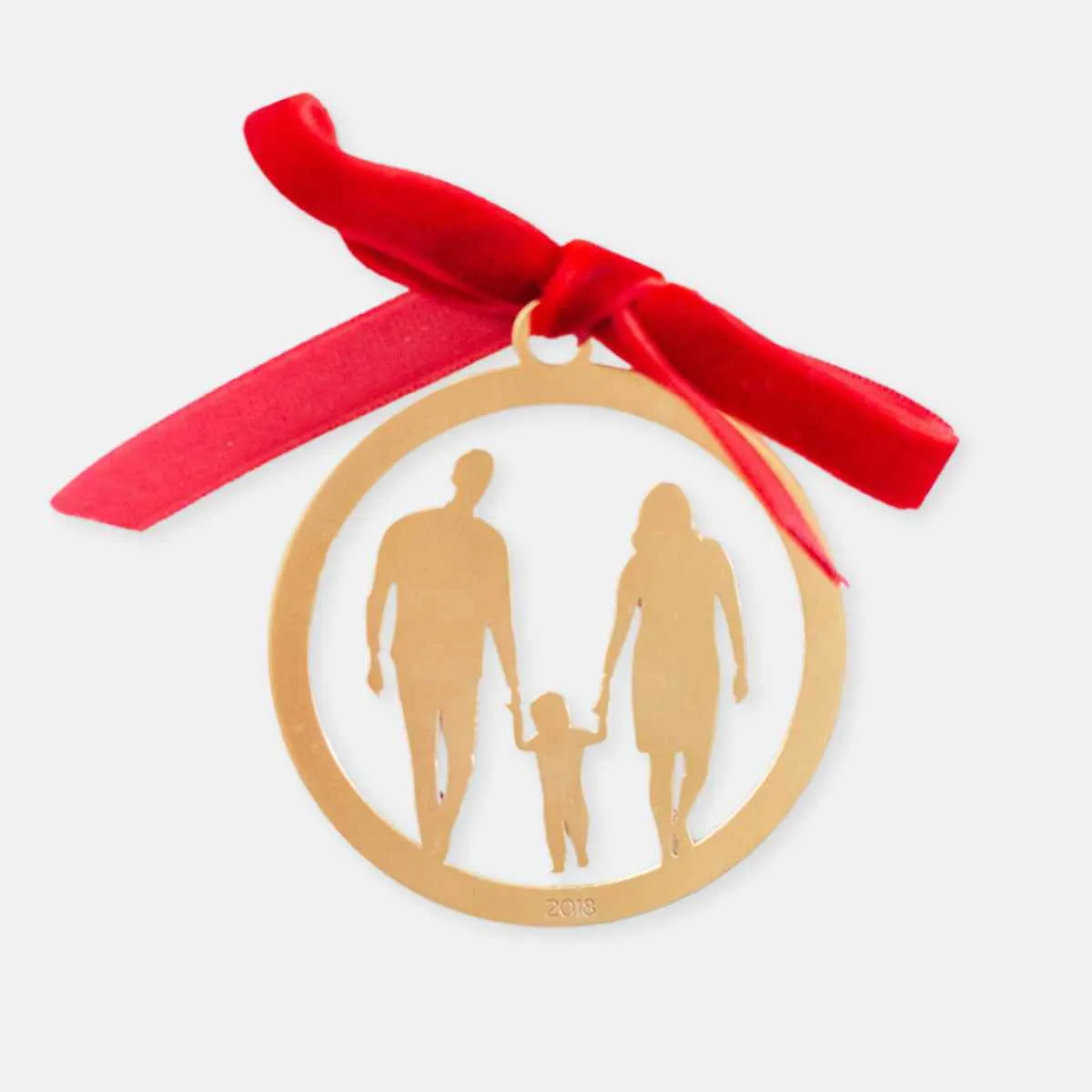 Silhouette Ornament - Family