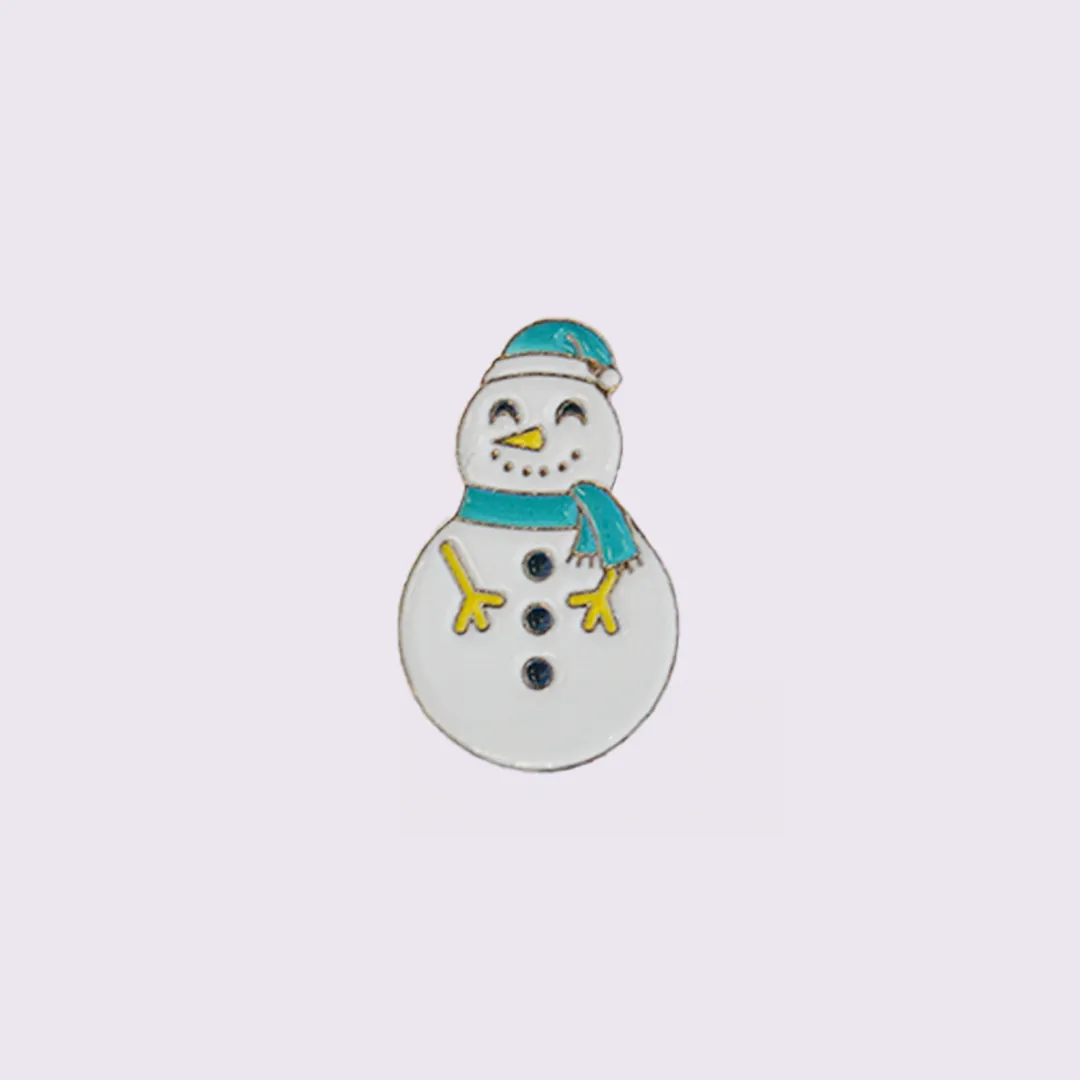 Snowman Pin Badge