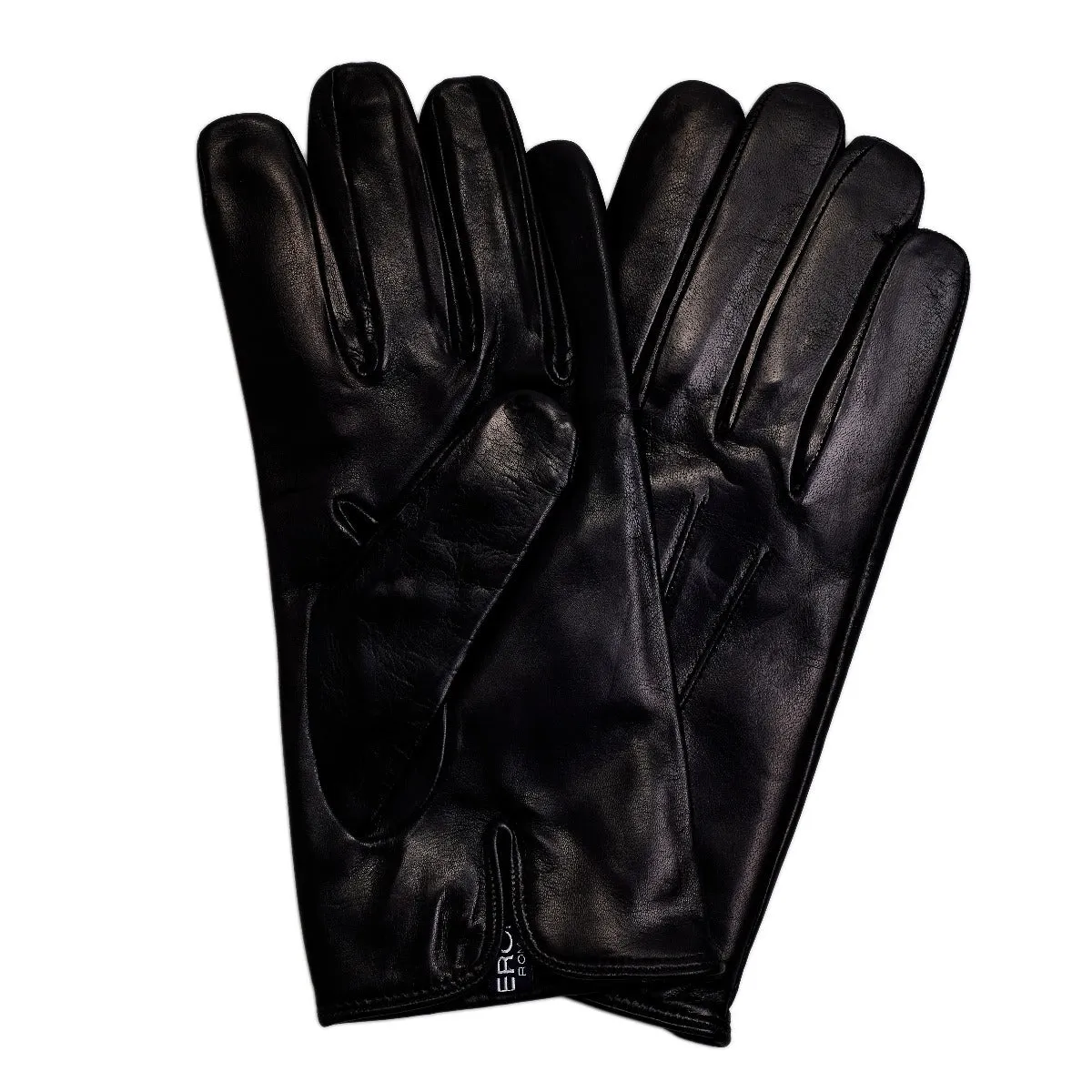 Sovereign Grade Black Nappa Leather Gloves, Cashmere Lined