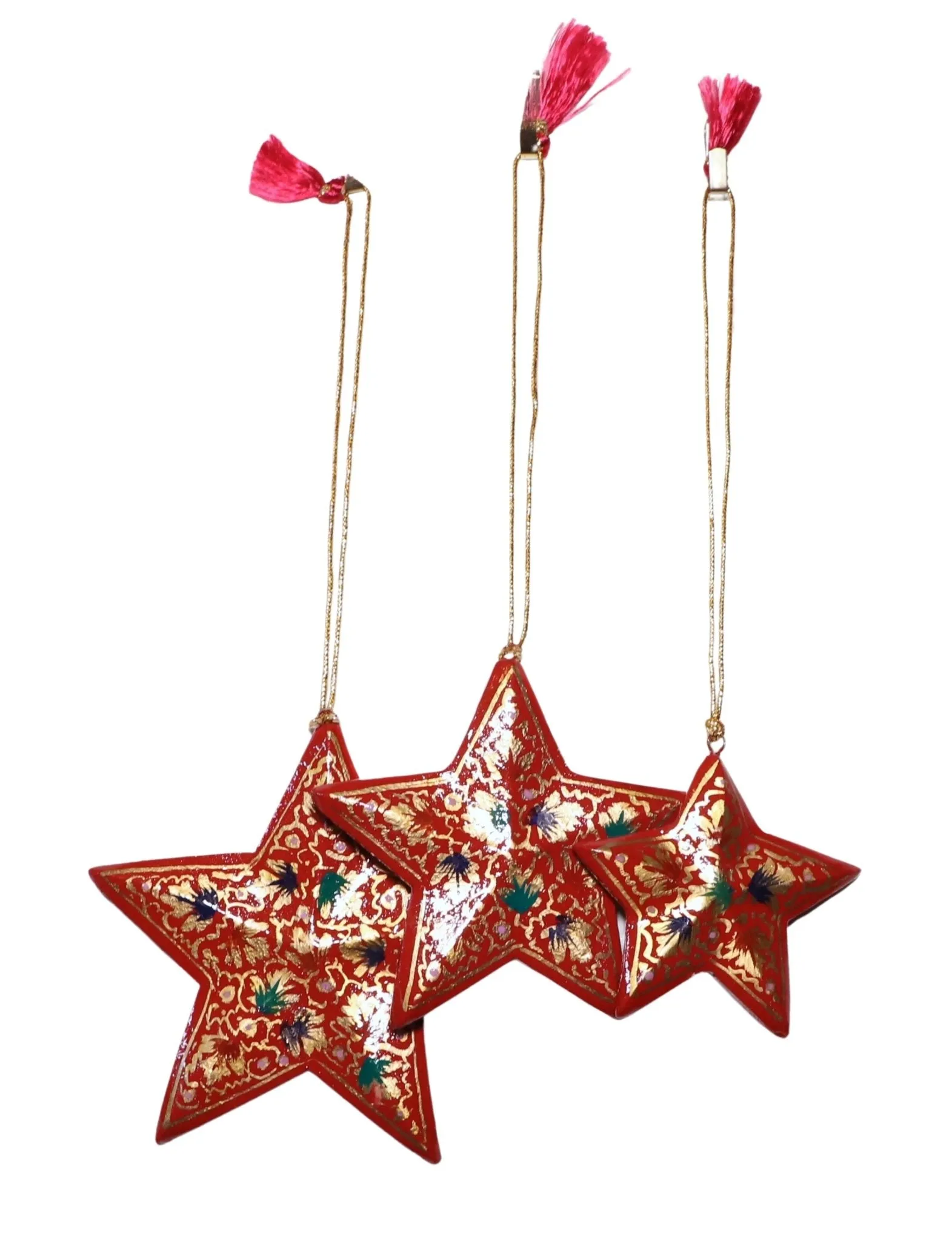 Star Ornaments (Set of 3)