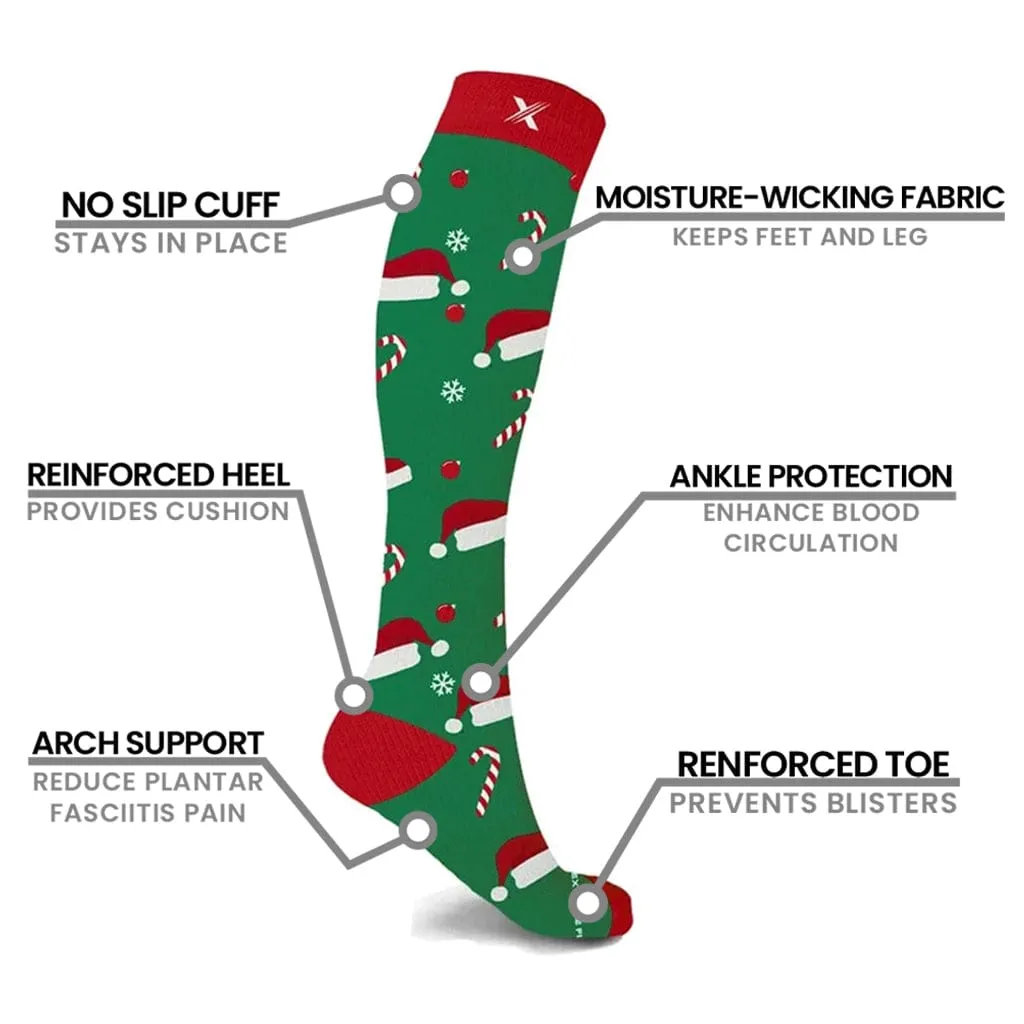 Sweet Santa Graduated Socks