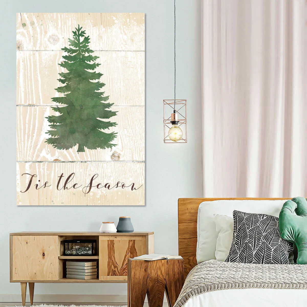 'Tis The Season Pine Wall Art