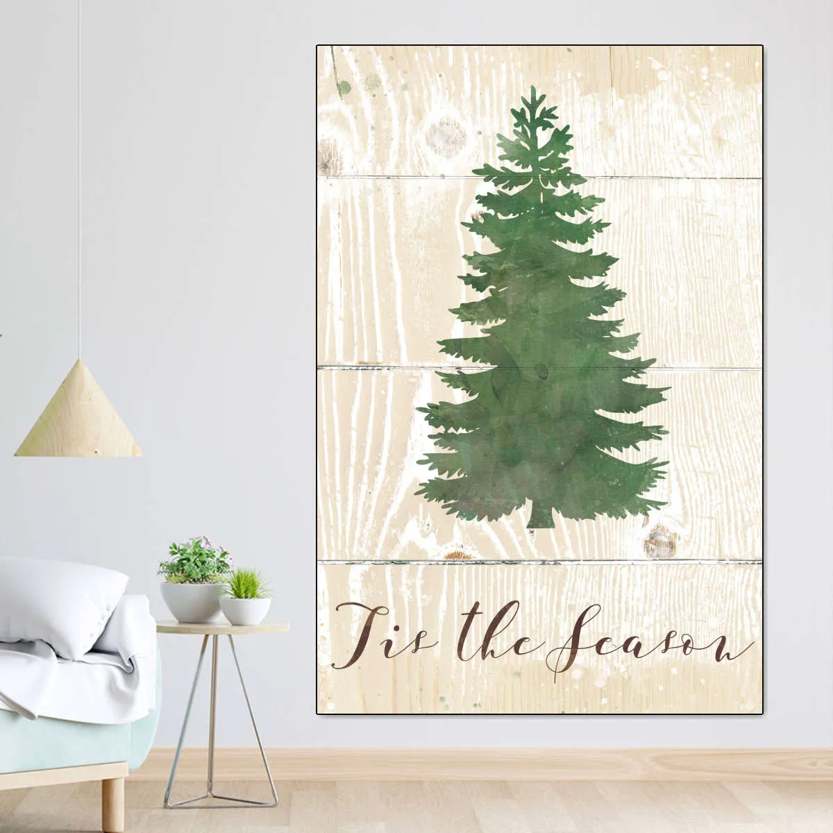 'Tis The Season Pine Wall Art