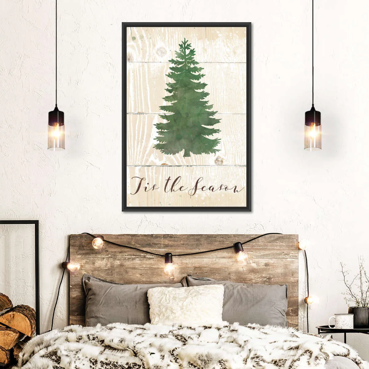 'Tis The Season Pine Wall Art