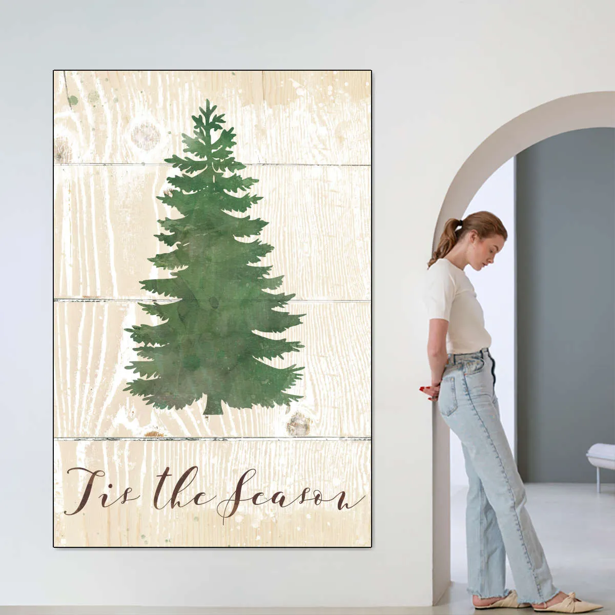 'Tis The Season Pine Wall Art