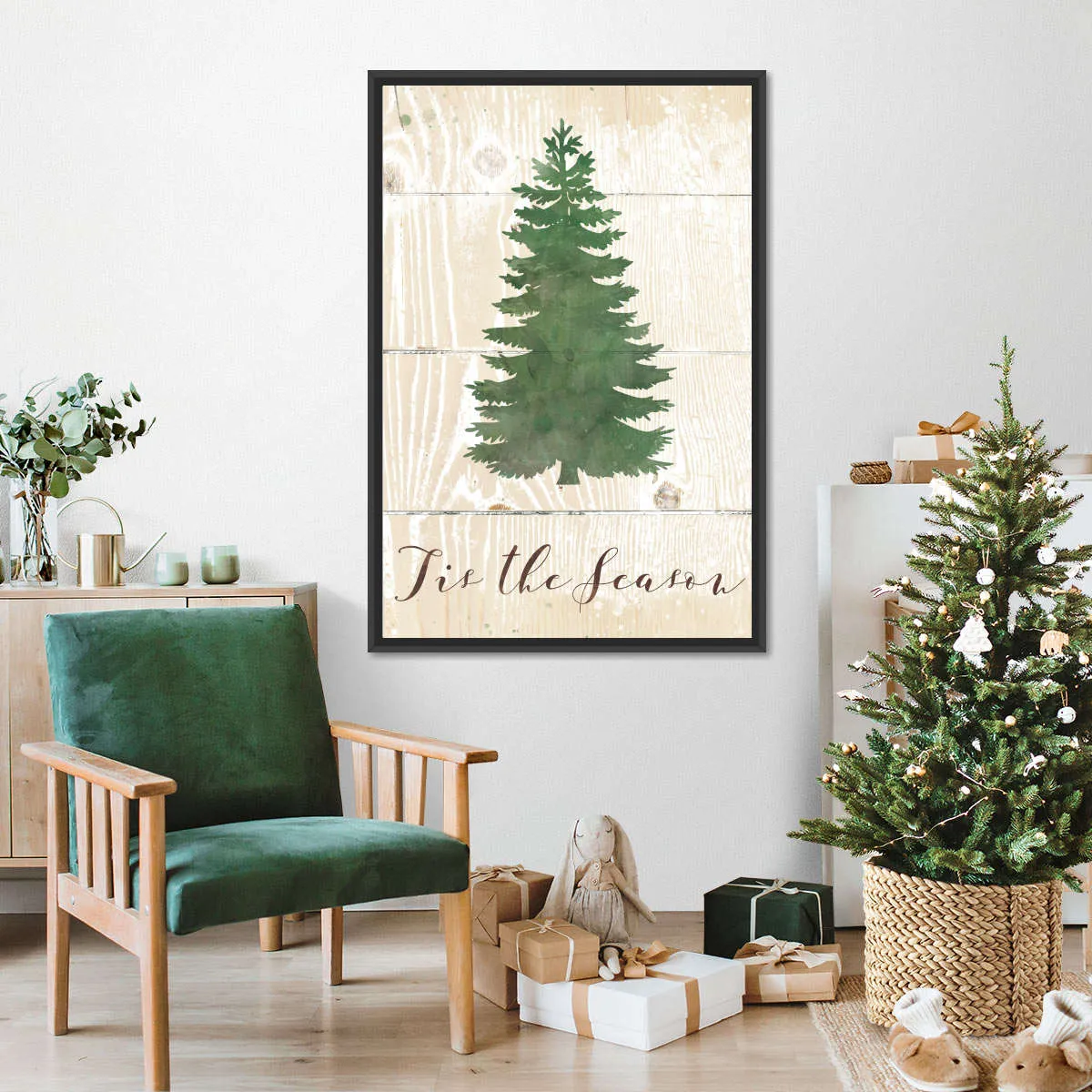 'Tis The Season Pine Wall Art