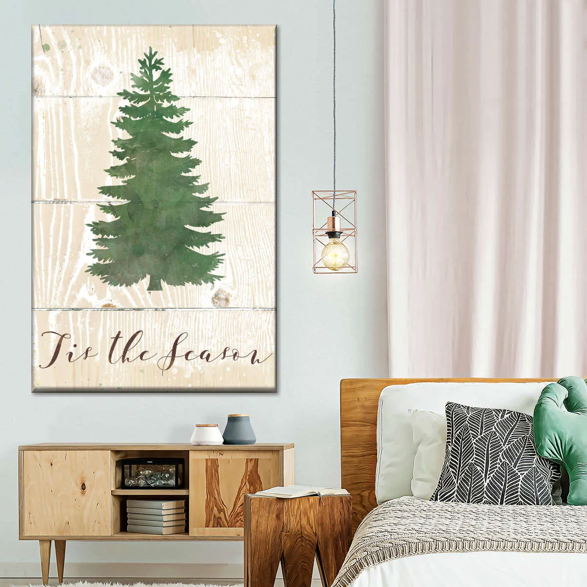 'Tis The Season Pine Wall Art