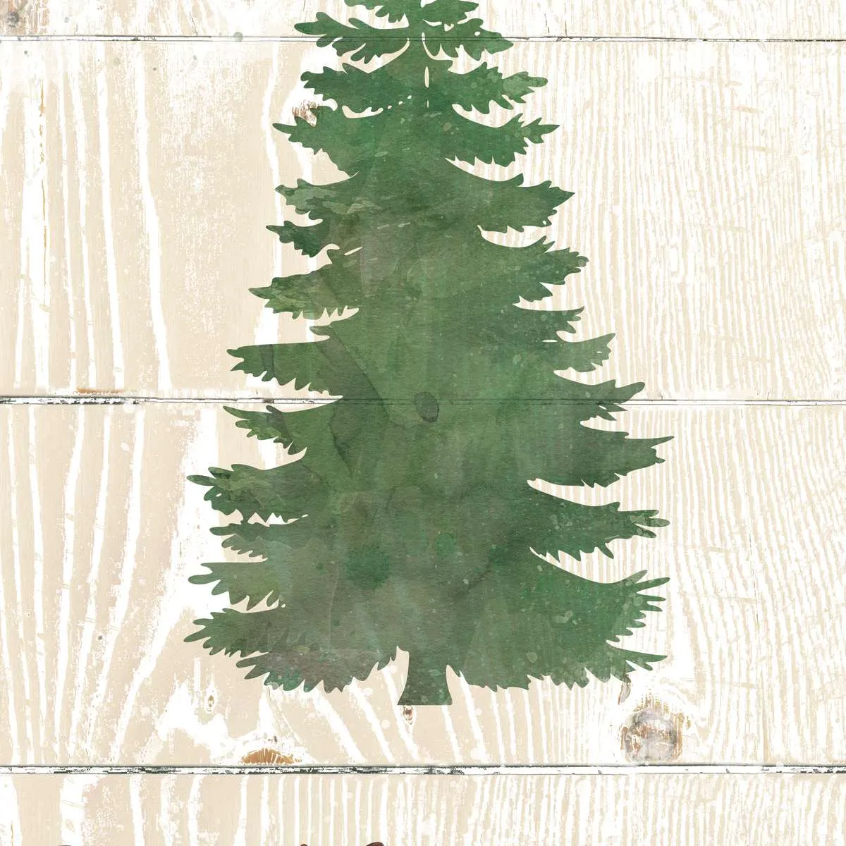 'Tis The Season Pine Wall Art